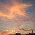 今日の夕焼けと…